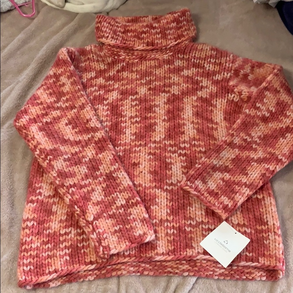 Pink multicolor Sweater